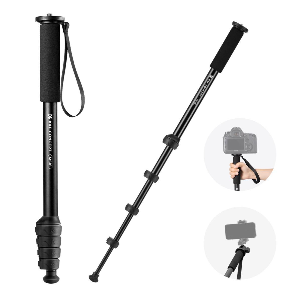 Monopod K&F Concept de 5 secciones