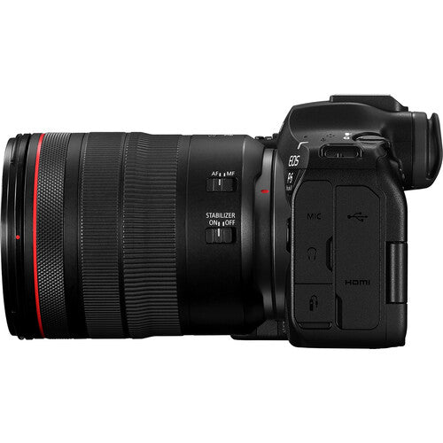 Cámara mirrorless Canon EOS R6 Mark III con lente 24-105mm f/4-7.1 IS STM