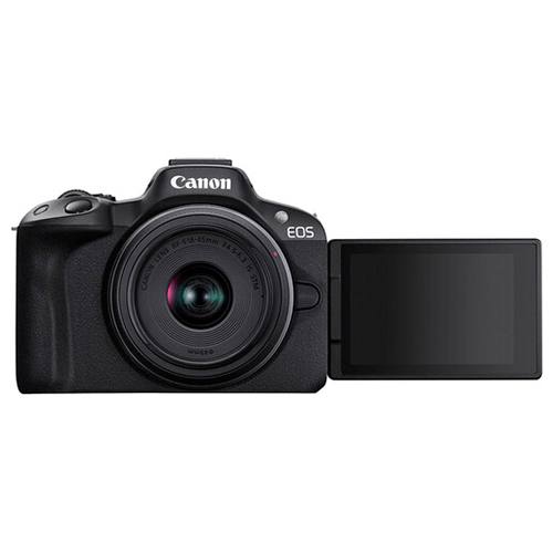 Cámara Canon Mirrorles - R50 con Lente RF18-45mm y 55-210mm IS STM