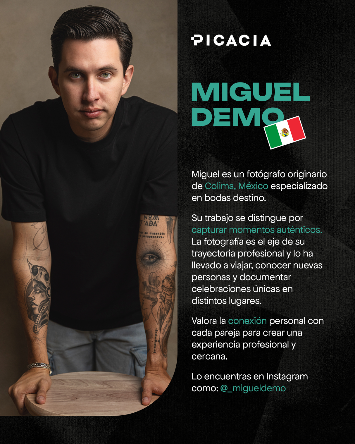 Conferencia Virtual: La Magia de la fotografía de bodas con Miguel Demo