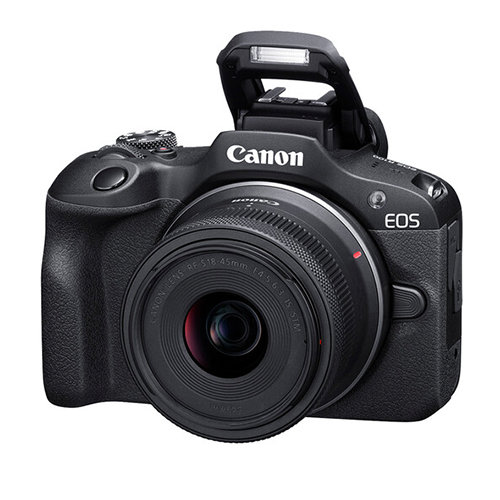 Cámara Canon Mirrorless - EOS R100 con lente kit RF 18-45 IS STM