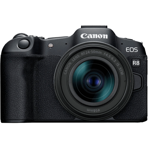 Cámara Canon Mirrorless - EOS R8 con Lente 24-50 STM
