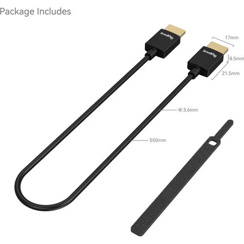 Cable HDMI 4K ultradelgado - Tipo A