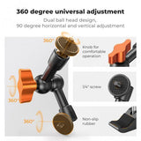 BRAZO ARTICULADO K&F 25CMS C/CABEZA DE BOLA 360