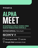 Alpha Meet  - De Guatemala para el mundo: cómo dejé mi trabajo para vivir de la fotografía