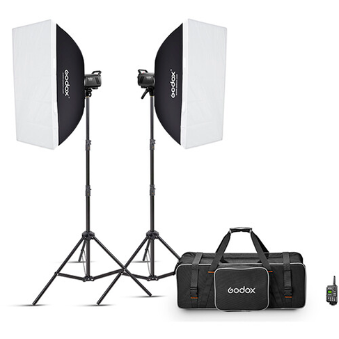 Kit Flash de estudio Godox (2 luces) - MS300-V