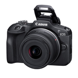 Cámara Canon Mirrorless - EOS R100 con lente kit RF 18-45 IS STM