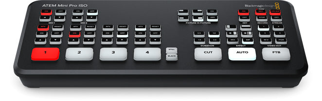 Mezclador de Producción en Vivo ATEM Mini Pro ISO