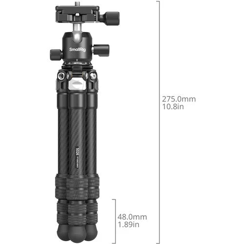 Trípode SmallRig de bolsillo - fibra de carbono