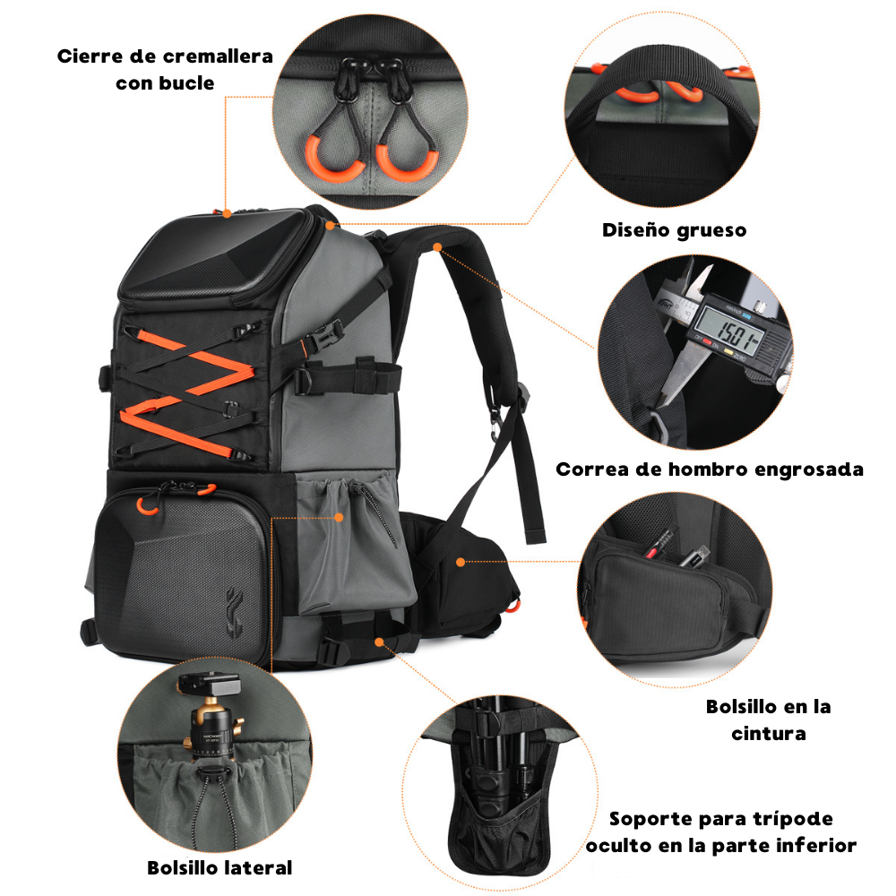 Mochila para cámara K&F Concept - Star Wander 03