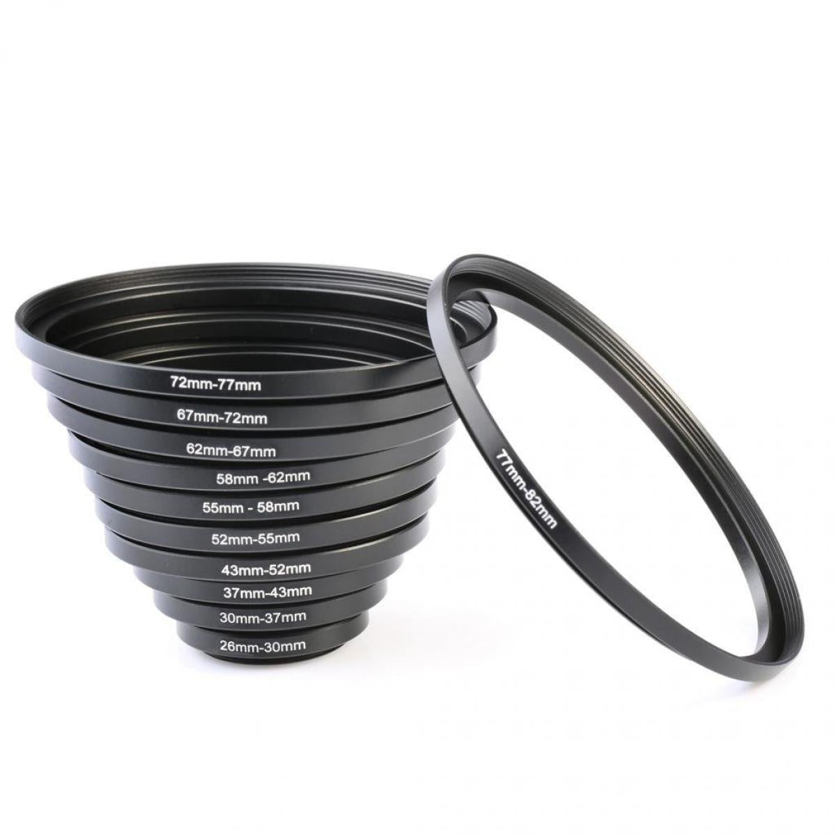 Anillos adaptadores K&F Concept Sterp Up - 11 piezas