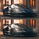 Filtro K&F Concept Blue Streak de - Efecto anamórfico serie Nano-Xcel