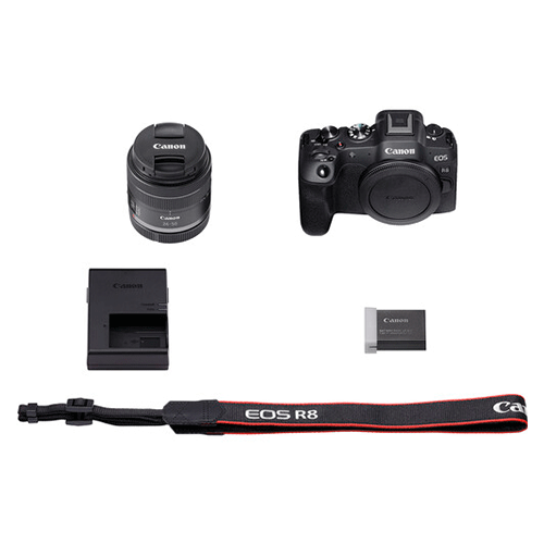 Cámara Canon Mirrorless - EOS R8 con Lente 24-50 STM